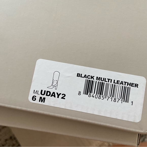 Marc Fisher Python Print Knee Boots - Picture 6 of 7